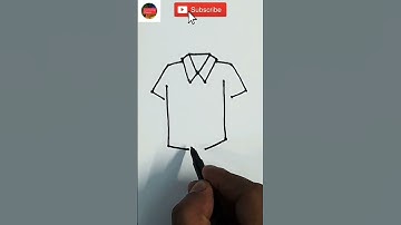 Draw a simple shirt using these simple steps #shorts #ashortaday Canvassing Passion