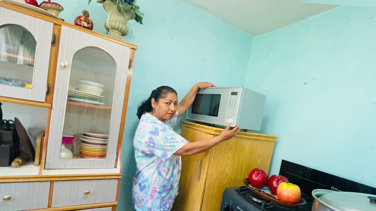 ASÍ TRANSFORME MI COCINA CON UN MICROONDAS USADO 😨✨CAMBIO INCREÍBLE 