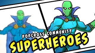 ARTIST REDRAWS 12 SUBSCRIBER SUPERHEROES - Heroes of the PopCross Community
