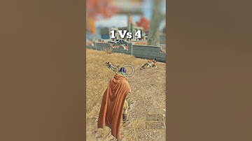 1 Vs 4 In Downtown #shorts #codm #codmobile