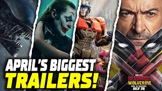 April's Biggest Movie Trailers - 2024 (Deadpool & Wolverine, Joker, Aliens & MORE!)
