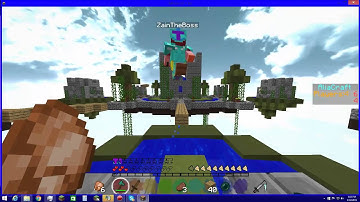 Hacker in aliacraft skywars