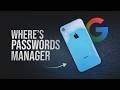 Where is Google Password Manager on iPhone (explained)