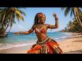 African Beach Tribal Dance Powerful Drum Rhythm Ocean Vibes