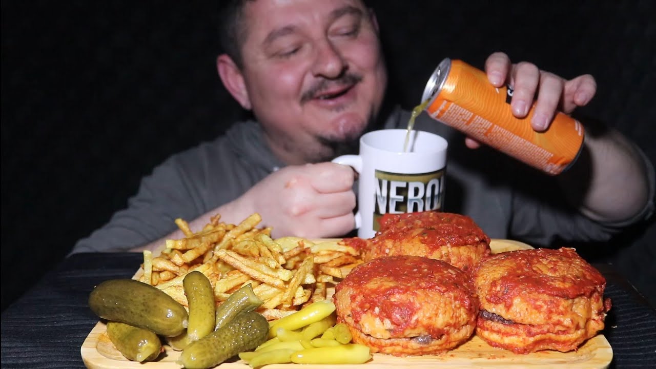 ||ASMR MUKBANG|| Islak Hamburger #neromasmr