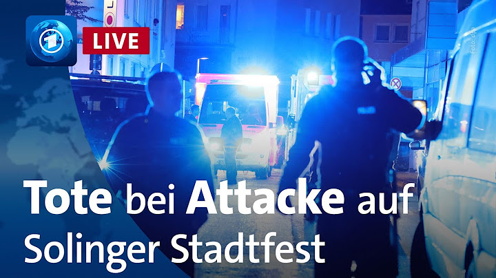 Tote und Verletzte nach Attacke auf Solinger Stadtfest