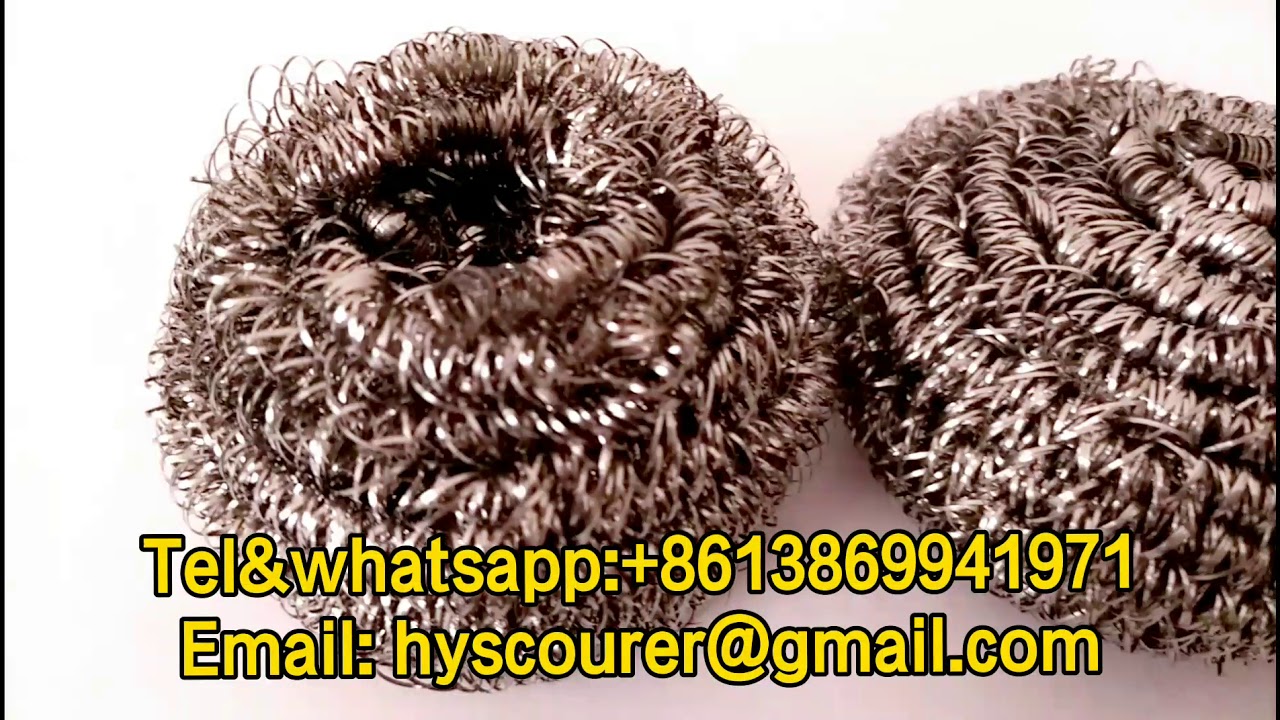 Household cleaning tool stainless steel ss 410 scourer,polyester scourer,mesh scourer,gi scourer