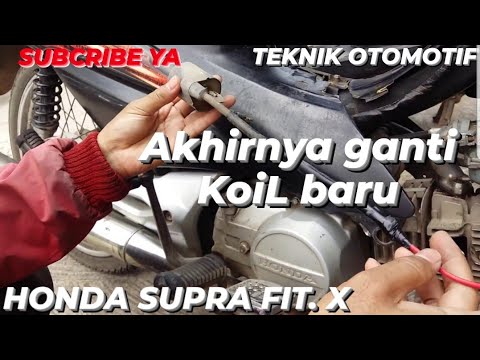 Ciri ciri coil pengapian rusak pada motor injeksi. 