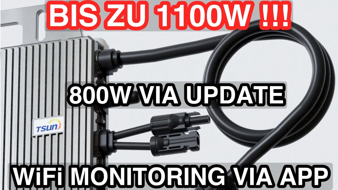 TSUN micro wechselrichter 800 Watt wlan TSOL-MS800