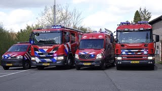 (Versneller/oefen VTB!) Brandweer, Ambulance en politie met spoed in Ter Aar, Boskoop en Rotterdam