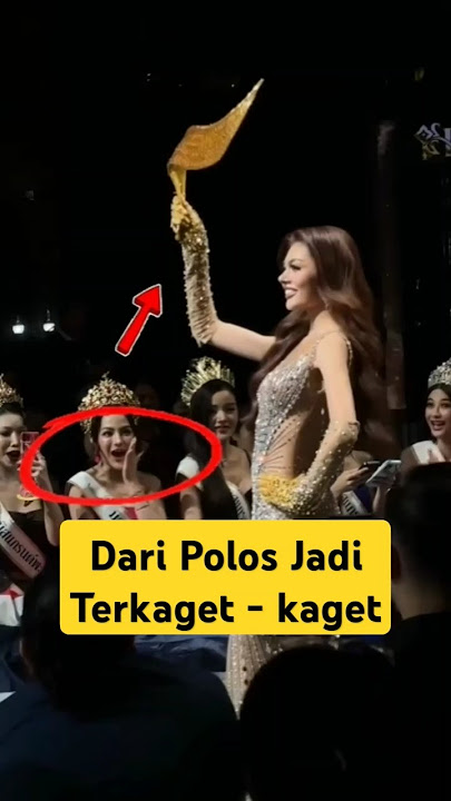 Kaget manjah..reaksi penonton melihat penampilan preskon supernova dgn gaun ituh #pageant