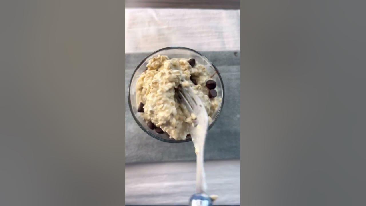 Reply to @is_that_mln cookie dough overnight oats recipe. IN HIGH ...