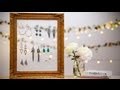 DIY Fashion | Vintage Frame Earring Holder | Designer DIY