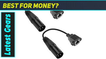 YACSEJAO XLR to RJ45: The Ultimate DMX Adapter for Stage & Studio