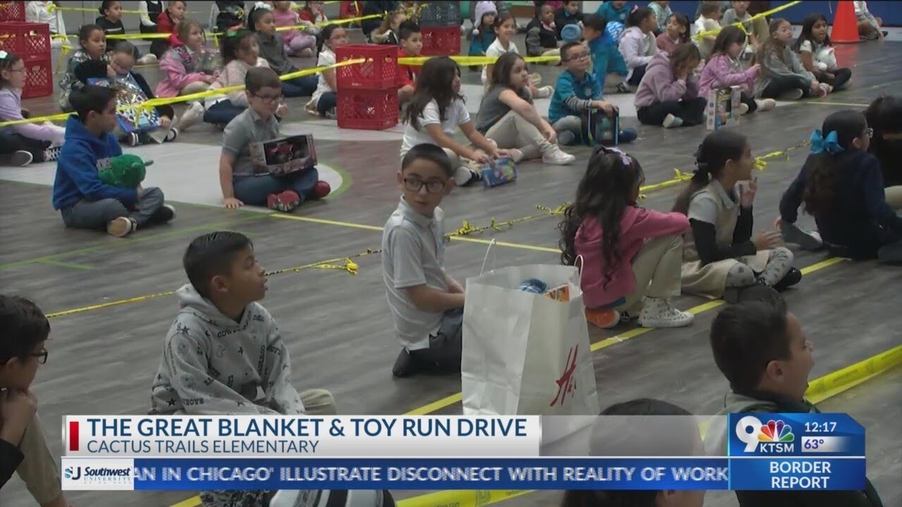 Cactus Trails Elementary School families participate in 'Great Blanket and  Toy Run'