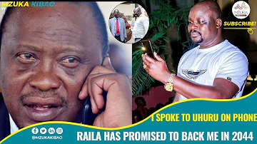 OGINA KOKO : I SPOKE TO UHURU KENYATTA ON PHONE LAST WEEK | RAILA HAS PROMISED TO BACK ME IN 2044