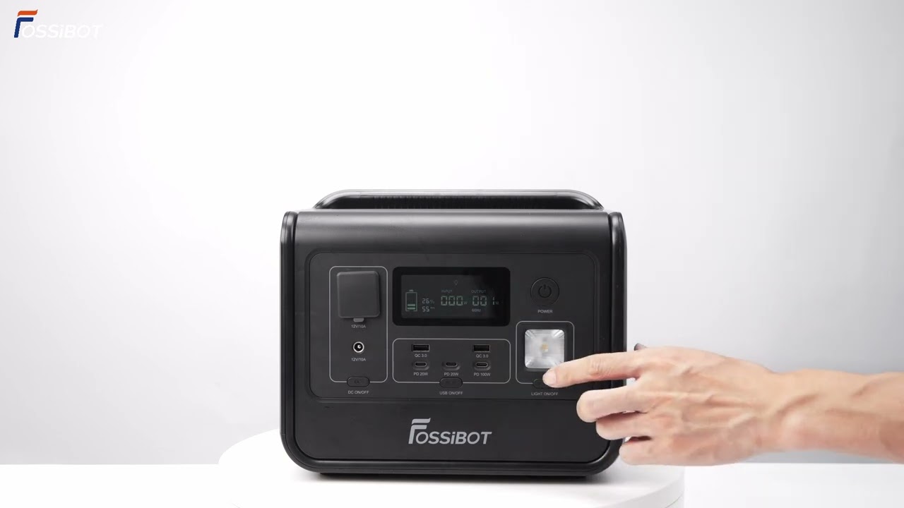 FOSSiBOT F800 Portable Power Station | 800W 512Wh – FOSSiBOT-EU