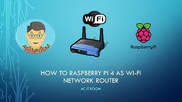 Setting up Raspberry Pi as Wi-Fi Network Router