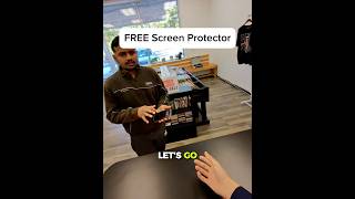 I GAVE MY CUSTOMER A FREE SCREEN PROTECTOR!!! #education #brokenfix #brokenscreen #brokendisplay