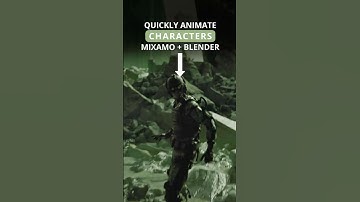 How to Quickly Animate Characters Using Mixamo + Blender #3d #blender  #blender3d #blendertutorial