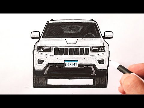 How to draw a jeep