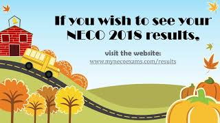 NECO 2018 Exam | National Examination Council releases 2018 Results