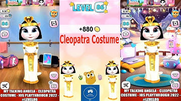 My Talking Angela (Cleopatra Costume) iOS Playthrough 2022 - #level86