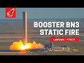 Booster BN3 First Static Fire