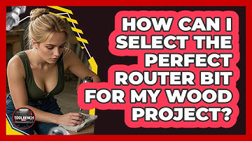 How Can I Select The Perfect Router Bit For My Wood Project? - ToolBench Pros