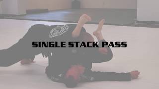 BJJ Guard Pass: The Single Stack Pass