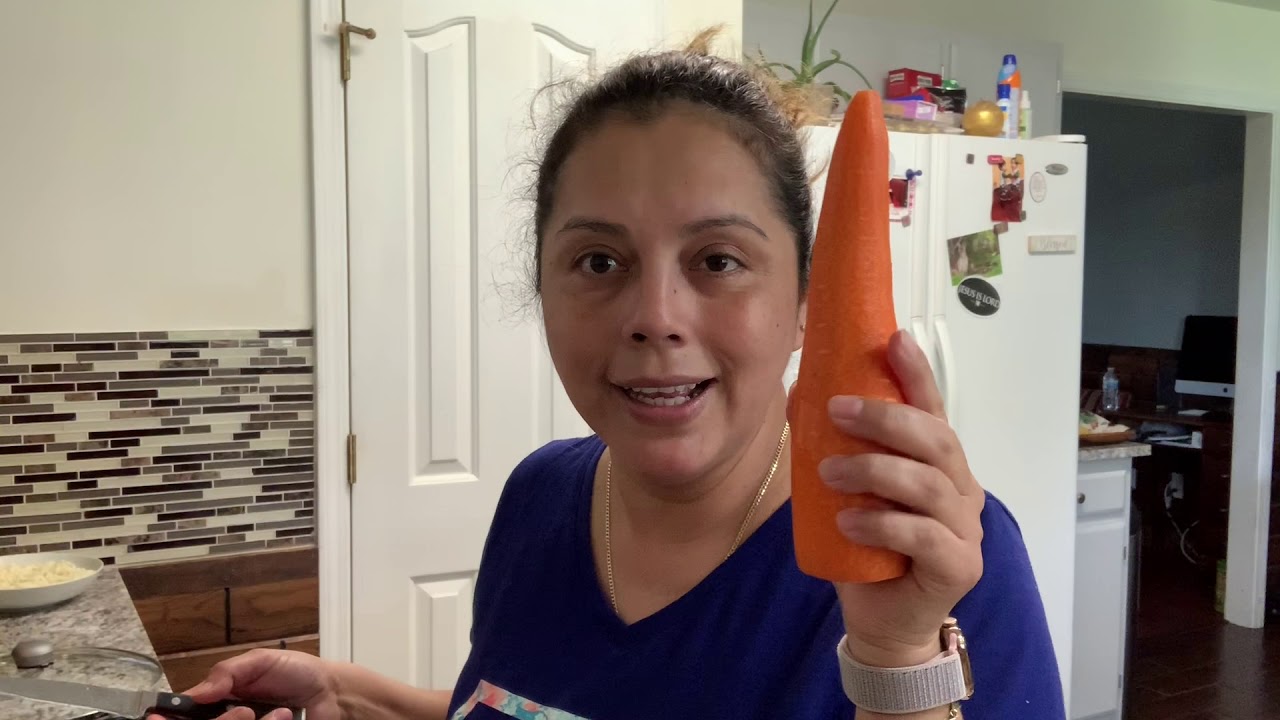 Arroz frito con zanahoria