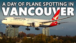 VANCOUVER PLANE SPOTTING! Heavy Traffic at YVR [4K]