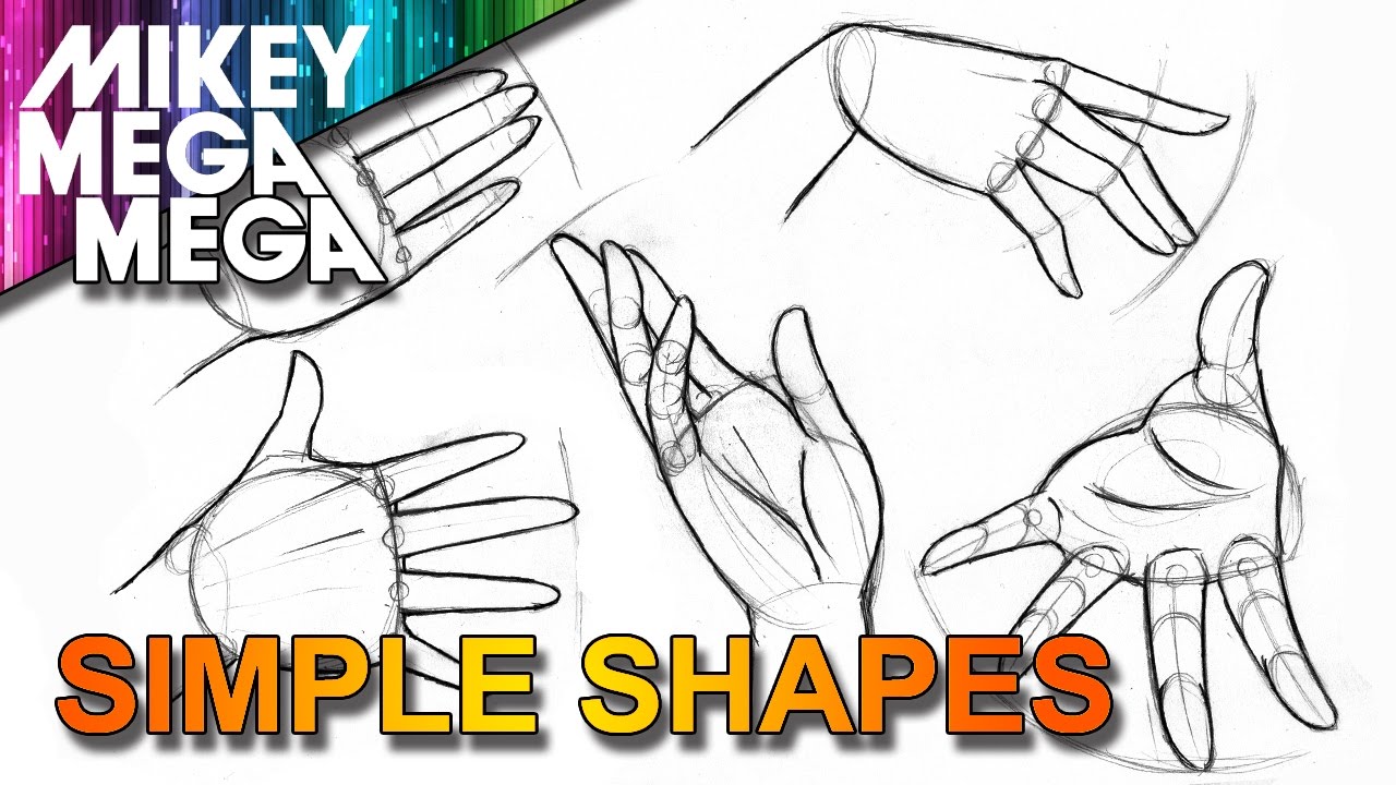 HOW TO DRAW HANDS - EASY ANIME STEP BY STEP 