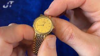 Omega De Ville 1980's Two‑Tone Ladies Watch – Vintage Luxury