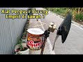 Ujicoba Bikin Alat Pengusir Burung Emprit di sawah,dari kaleng dan kipas angin bekas.