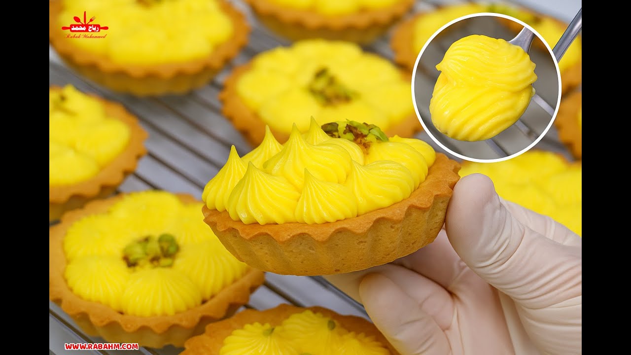 تارت مقرمش بحشوة كاسترد ناعمة 🥧😍 وصفة سهلة وسريعة بطعم بيفوق التوقعات مع رباح محمد