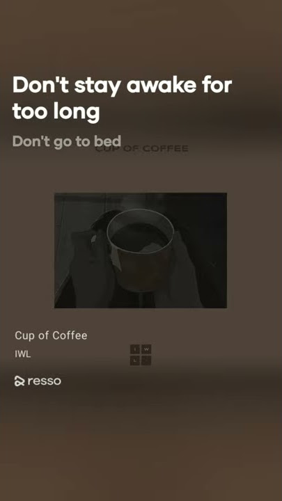 DJ cup of coffee