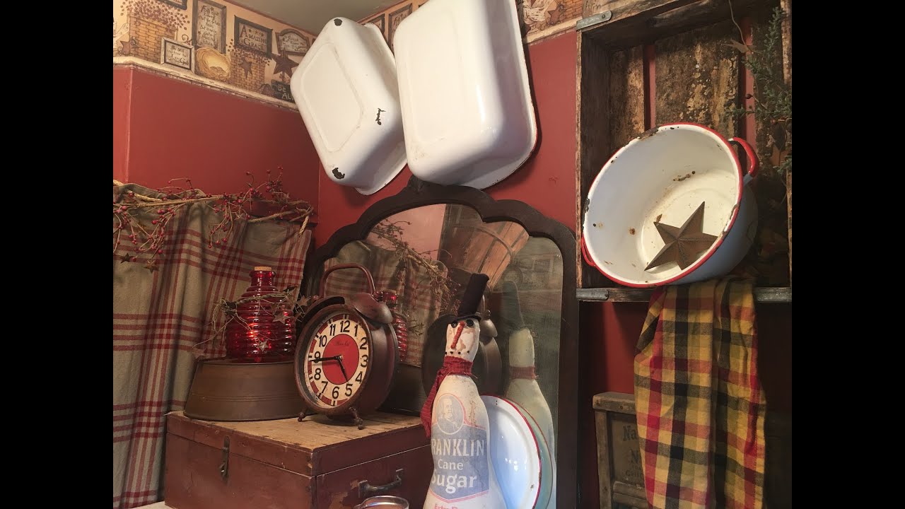 Vintage Farmhouse Antique and Vintage home tour - YouTube