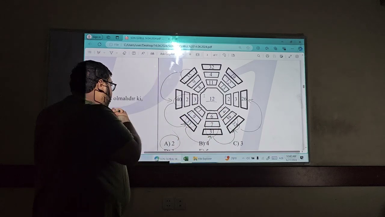 14 Aprel qəbulu tam izah! Heç yerdə olmayan suallar! Məntiq!