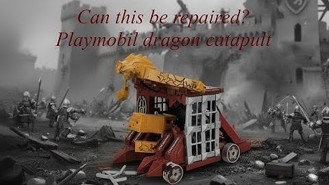 Can this be repaired? Dragon catapult Playmobil 