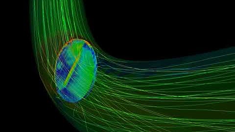 Velocity Contour Transient State Simulation - over Throttle