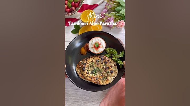 Mini Tandoori Aloo Paratha #paratha #alooparatha