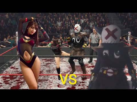 Narumi Okawa(大川成美) VS 怪物 Enemy (WWE2K23)