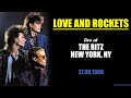 Capture de la vidéo Love And Rockets | Live In New York (27.09.1989)