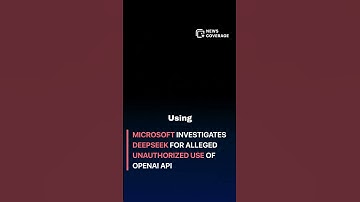 Microsoft Investigates DeepSeek for Alleged Unauthorized Use of OpenAI API #science #technology