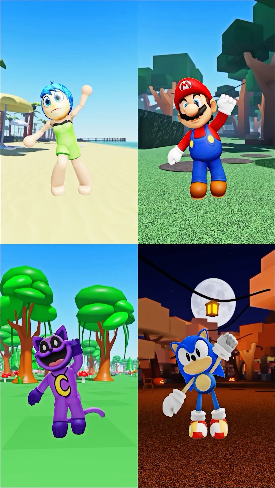 Cool Joke Shin Sonic Baba Chops Inside Out 2 #joy #catnap #mario