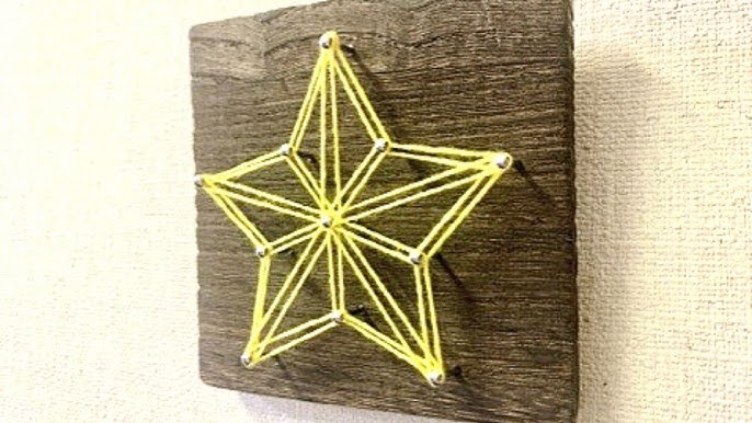 String Art Star - Yarn Crafts for Kids - Easy Peasy and Fun