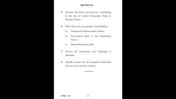 BPSC - 109  June 2022 Question Paper