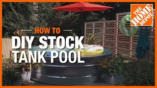 DIY Stock Tank Pool | The Home Depot