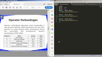 Pertemuan 4 - Pengenalan Operator (Web Programming 1)
